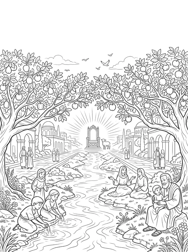 Behold, I Come Quickly coloring page