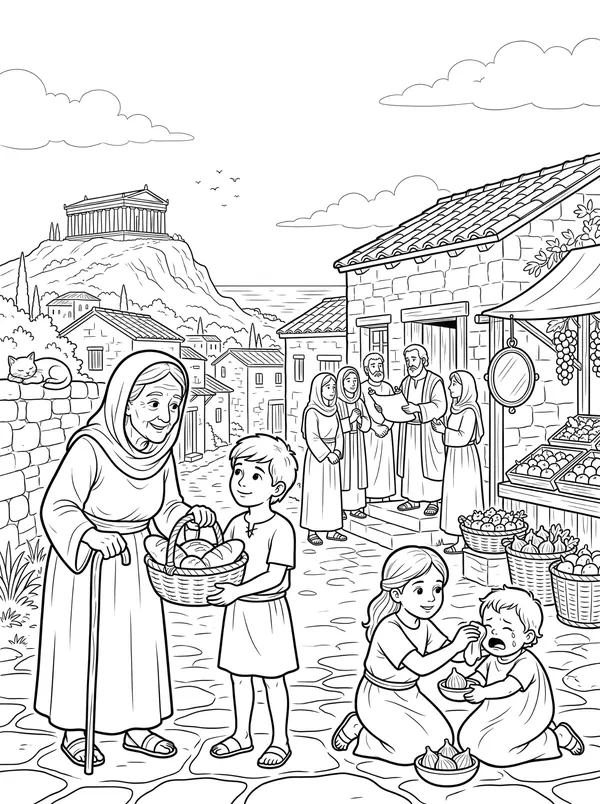 Love Is Patient and Kind coloring page